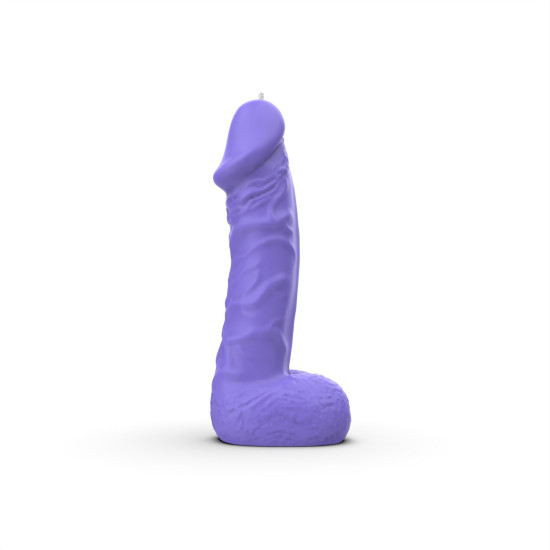 Свічка у вигляді члена, фіолетова Чистий Кайф Medium Violet