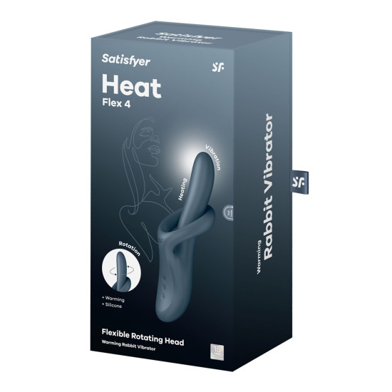 Вибратор, серый Satisfyer Heat Flex 4 Grey