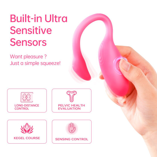 Смарт-віброяйце рожеве Magic Motion Flamingo Max Pink