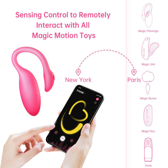 Смарт-віброяйце рожеве Magic Motion Flamingo Max Pink