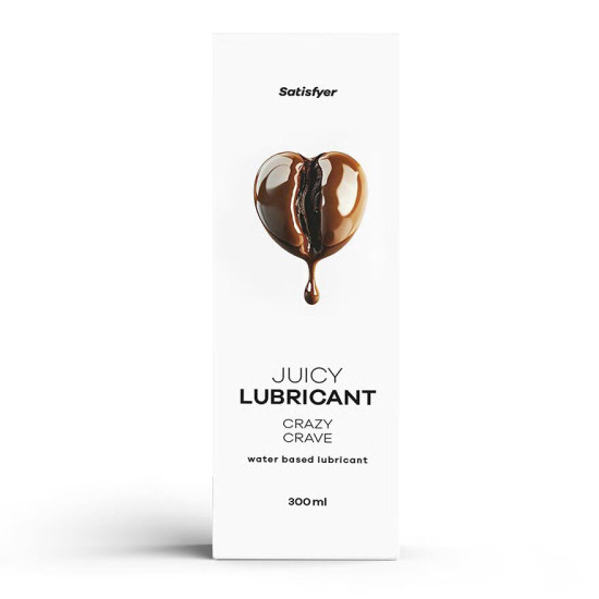 Лубрикант на водной основе с шоколадным вкусом Satisfyer Juicy Lubricant Crazy Crave, 300 ml