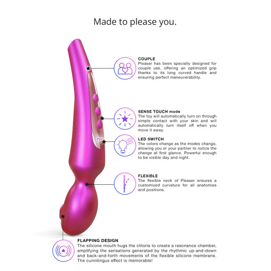 Вібромасажер, ягідний перламутр Love To Love Pleaser Iridescent Berry