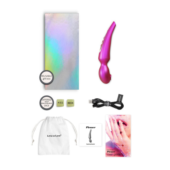 Вібромасажер, ягідний перламутр Love To Love Pleaser Iridescent Berry