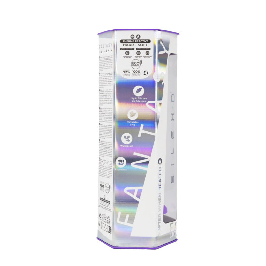 Фалоімітатор, фіолетовий SilexD Fantasy Liquid Silicone Dreamy Purple, 7 in