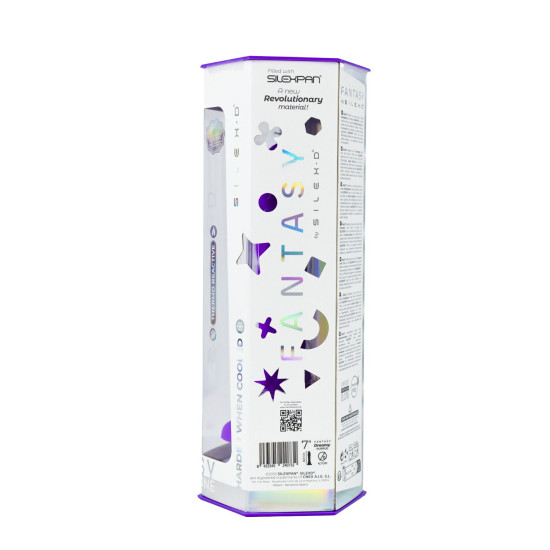 Фалоімітатор, фіолетовий SilexD Fantasy Liquid Silicone Dreamy Purple, 7 in