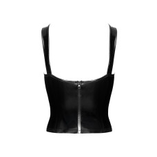 Корсет з ПВХ Noir Handmade F379 Dominae Frontbind PVC Corset Top, M