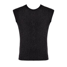 Облягаюча чоловіча футболка Noir Handmade H083 Onyx skin tank, XL