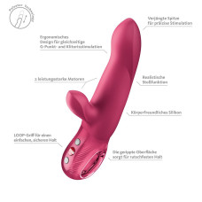 Пульсатор, малиновий Fun Factory Bi Stronic Arc Raspberry