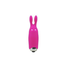 Вібропуля рожевого кольору зі стимулювальними вушками Adrien Lastic Pocket Vibe Rabbit Pink