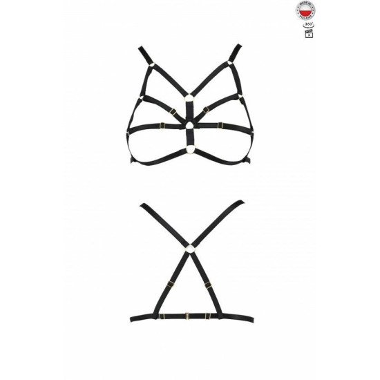Бюстгальтер-стрепы, чёрный ARMANDA BRA Black, L/XL