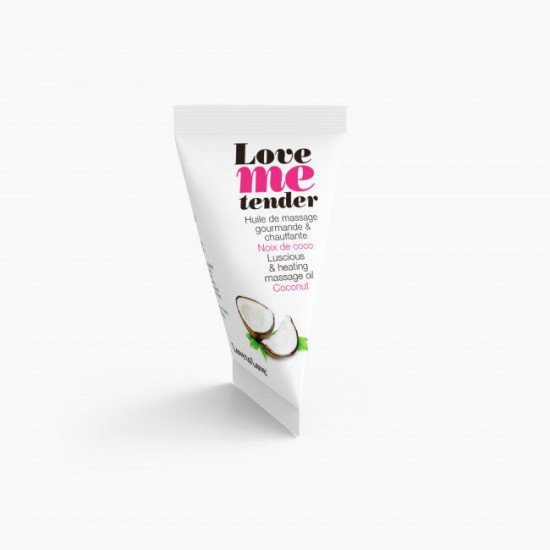 Розігріваюче масажне масло з кокосовим ароматом Love To Love LOVE ME TENDER Coconut, 10 ml