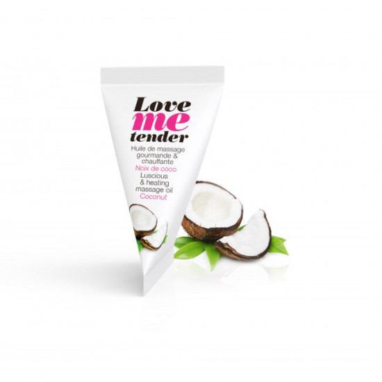 Розігріваюче масажне масло з кокосовим ароматом Love To Love LOVE ME TENDER Coconut, 10 ml