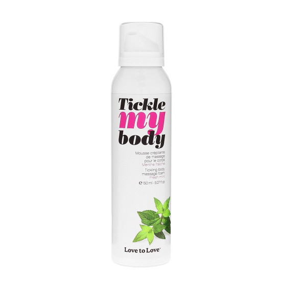 Увлажняющая массажная пена с мятным ароматом Love To Love TICKLE MY BODY Fresh Mint, 150 ml