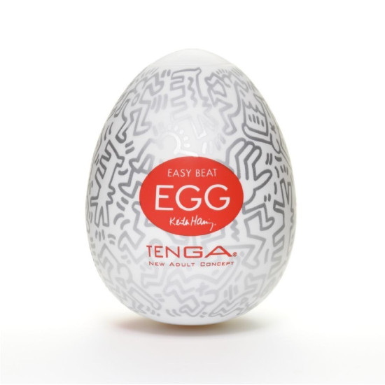 Мастурбатор-яйцо с дизайном Party Tenga Keith Haring Egg Party