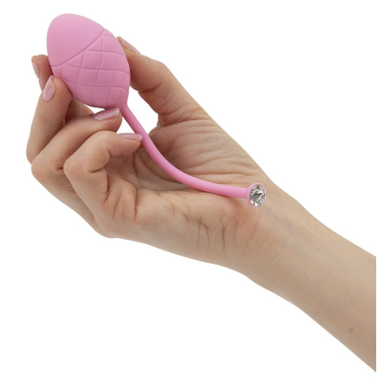 Вагінальні кульки з кристалом, діаметр 3,2 см, вага 49-75 г, рожеві PILLOW TALK Frisky Pink