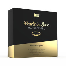Набір для перлового масажу (намисто і силіконовий масажний гель) Intt Pearls in Love