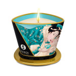 Масажна свічка з афродизіаками та ароматом квітучих островів Shunga Massage Candle Island Blossoms, 170 ml