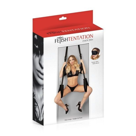Секс-гойдалка на двері з маскою на очі Fetish Tentation Door Straps