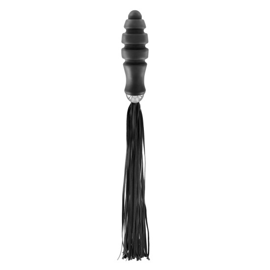 Флоггер з ручкою для проникнення Fetish Tentation Whip with Ogive Handle