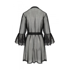 Пеньюар, чорний Lovelia Peignoir Black, XXL/XXXL