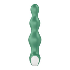 Анальный стимулятор-бусины с двумя моторами, зеленый Satisfyer Lolli-Plug 2 Green