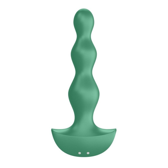 Анальный стимулятор-бусины с двумя моторами, зеленый Satisfyer Lolli-Plug 2 Green