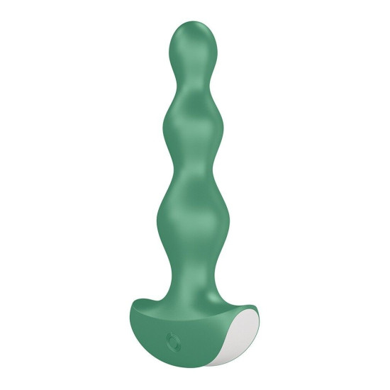 Анальный стимулятор-бусины с двумя моторами, зеленый Satisfyer Lolli-Plug 2 Green
