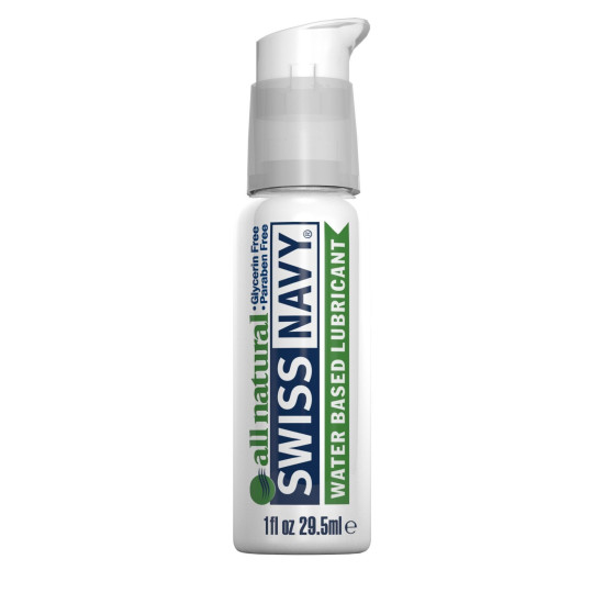 Лубрикант для чувствительной кожи на водной основе Swiss Navy All Natural, 29.5 ml