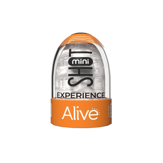 Міні мастурбатор, прозорий Alive Mini Masturbator Transparent