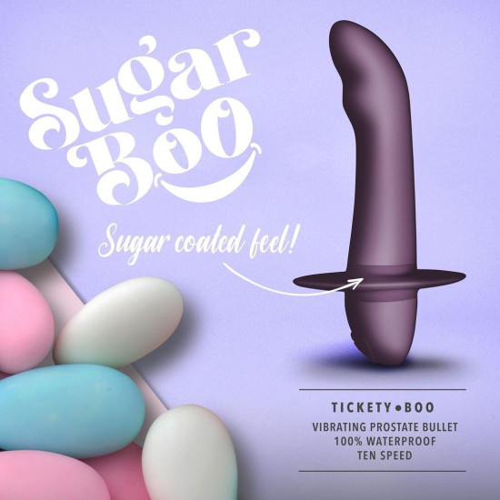 Водонепроницаемый массажер простаты и вибратор для точки G SugarBoo Tickety Boo
