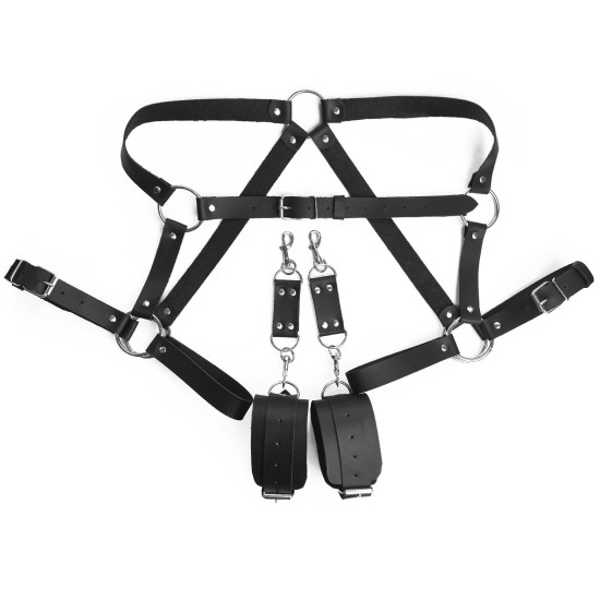 Бондажний набір, чорний Art of Sex Bondage Set Anasteisha, XS-M
