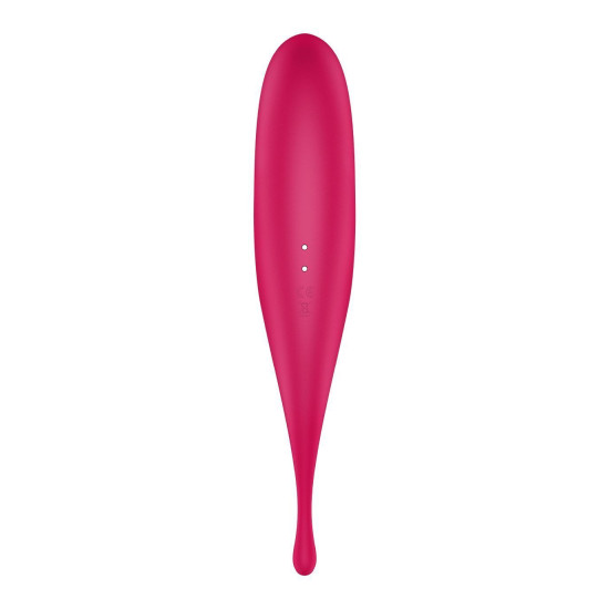 Вибратор для клитора с вакуумной стимуляцией, красный Satisfyer Twirling Pro Red