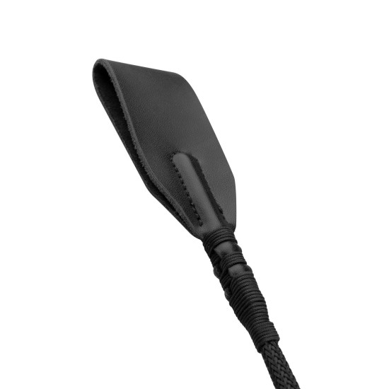 Шлепалка из искусственной кожи, чёрная Bedroom Fantasies Faux Leather Crop Whip Black