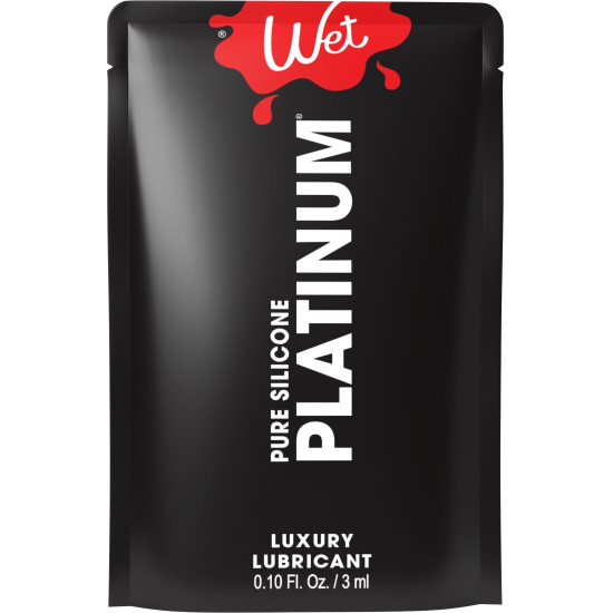 Пробник лубриканта на силіконовій основі Wet Pure Silicone Platinum, 3 ml