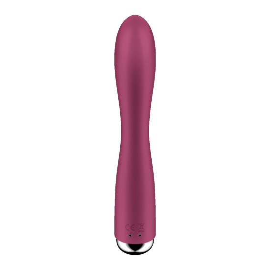 Вібратор-кролик з ротацією, 3 мотори, червоний Satisfyer Spinning Rabbit 1 Red