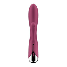 Вибратор-кролик с ротацией, 3 мотора, красный Satisfyer Spinning Rabbit 1 Red