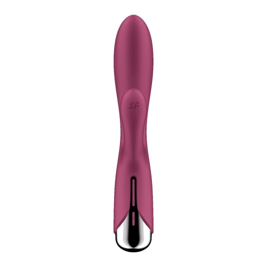 Вібратор-кролик з ротацією, 3 мотори, червоний Satisfyer Spinning Rabbit 1 Red