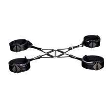 Набір для зв'язування, чорний Lockink Hogtie Set Black