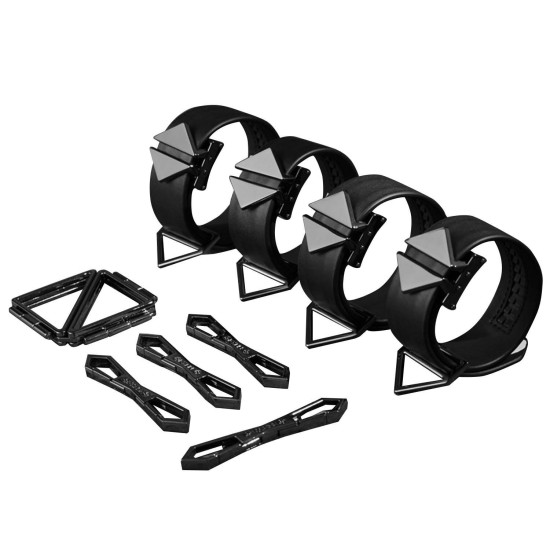 Набор для связывания, черный Lockink Hogtie Set Black