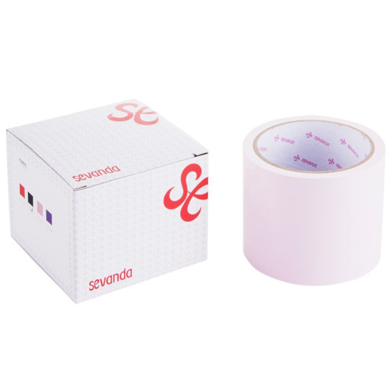 Электростатическая лента для бондажа, розовая Lockink Sevanda Electrostatic Tape Pink, 16 м