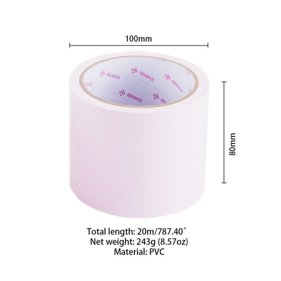 Электростатическая лента для бондажа, розовая Lockink Sevanda Electrostatic Tape Pink, 16 м