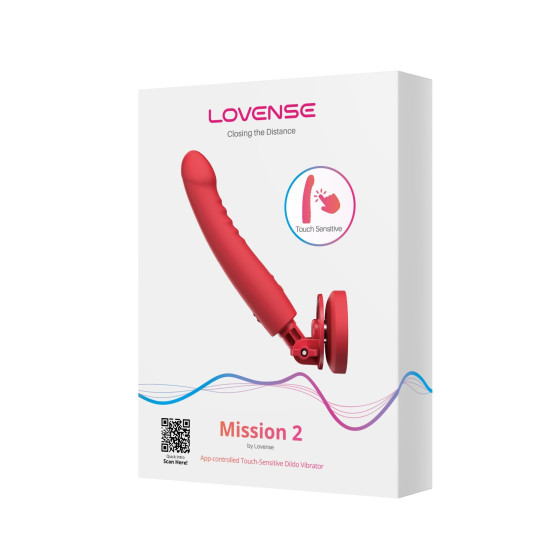 Вибратор-дилдо с присоской и вибрацией Lovense Mission 2 Vibrating Suction Cup Dildo