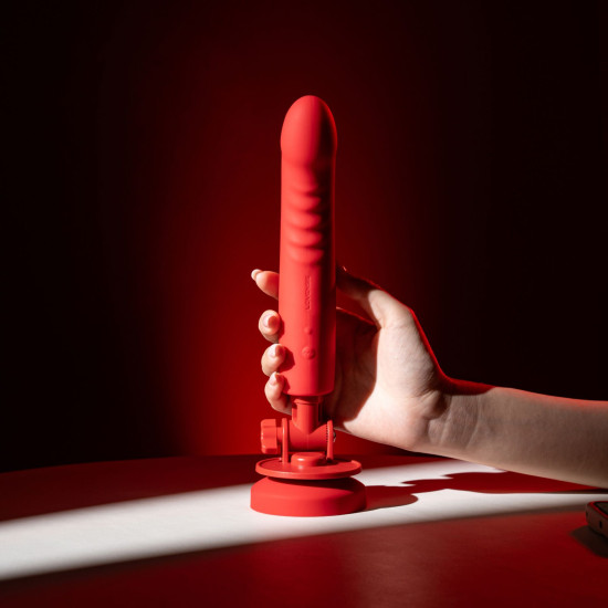 Вибратор-дилдо с присоской и вибрацией Lovense Mission 2 Vibrating Suction Cup Dildo