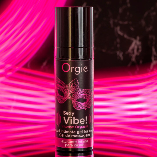 Мощный жидкий вибратор Orgie Sexy Vibe! Intense Orgasm, 15 ml