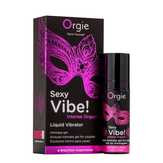 Мощный жидкий вибратор Orgie Sexy Vibe! Intense Orgasm, 15 ml