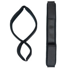 Фіксатори для руки і стегна, чорні Punishment Thigh to Wrist Restraints Black