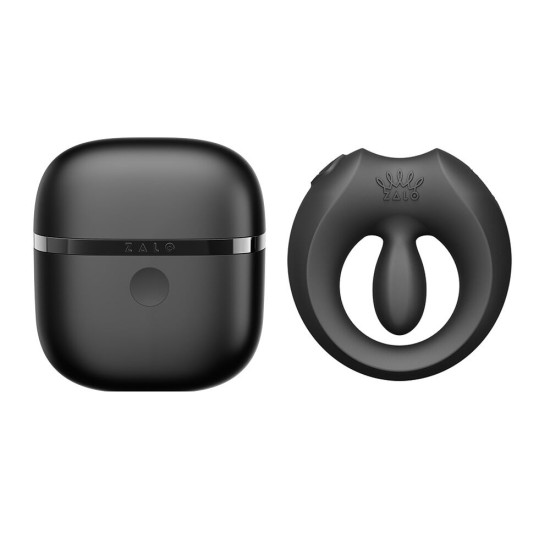 Эрекционное кольцо, черное Zalo Apis Obsidian Black