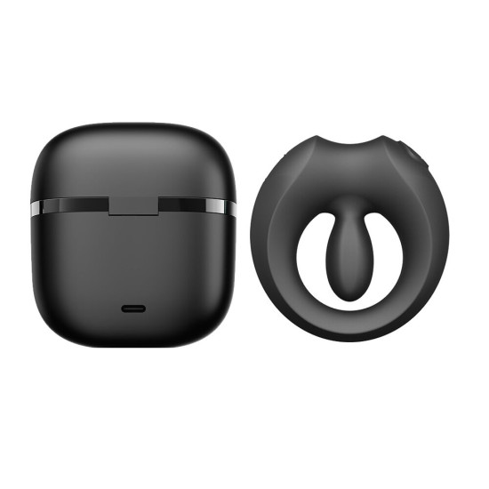 Эрекционное кольцо, черное Zalo Apis Obsidian Black