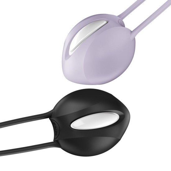 Одинарный вагинальный шарик, фиолетовый, диаметр 3.6 см Fun Factory SMARTBALL UNO Purple