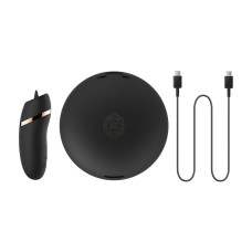 Мини-вибратор с язычком Rosy Gold Vibrating & Licking Dual Stimulator